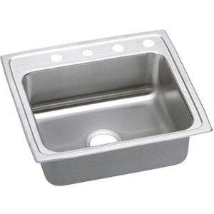 ELRAD2219654 Lustertone Stainless Steel Single Bowl Kitchen Sink - Stainless Steel ELRAD2219654 Lustertone Stainless Steel Single Bowl Kitchen Sink - Stainless Steel