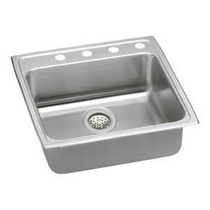 ELRAD2222652 Lustertone Stainless Steel Single Bowl Kitchen Sink - Stainless Steel ELRAD2222652 Lustertone Stainless Steel Single Bowl Kitchen Sink - Stainless Steel