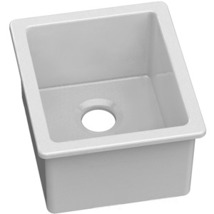 ESWU1517WH Fireclay Undermount Bar Sink - White ESWU1517WH Fireclay Undermount Bar Sink - White
