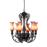 Mid Sized Chandelier 34-3/4" Width Mid Sized Chandelier 34-3/4" Width