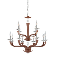 Mid Sized Chandelier 31-1/2" Width Mid Sized Chandelier 31-1/2" Width