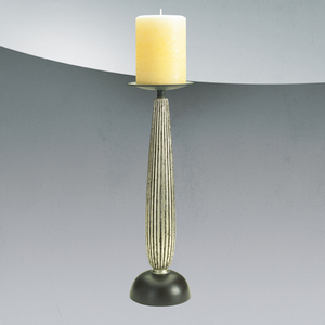 E13659011 Balustrade Candle Holder Accent - Pewter / Dark Bronze E13659011 Balustrade Candle Holder Accent - Pewter / Dark Bronze