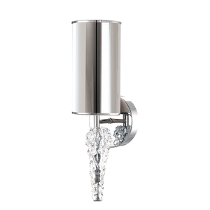 E17773034 Luxuria 1 Bulb Wall Sconce Chrome Silver At Fergusonshowrooms Com