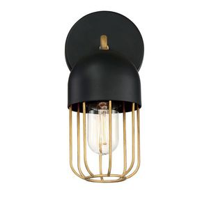 E35960010 Palmerston 1 Bulb Wall Sconce - Black E35960010 Palmerston 1 Bulb Wall Sconce - Black