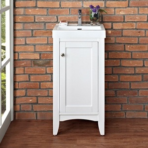 F1512V1816 Shaker Americana Vanity Base Bathroom Vanity - Polar White F1512V1816 Shaker Americana Vanity Base Bathroom Vanity - Polar White