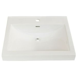 FS11021W1 Vanity Top Bathroom Vanity - White FS11021W1 Vanity Top Bathroom Vanity - White