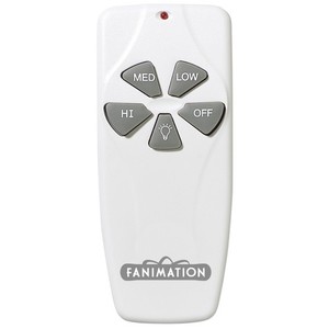 FC4220 Dual Control Ceiling Fan Control - White FC4220 Dual Control Ceiling Fan Control - White