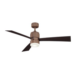 FFP4650DCP Zonix LED Large Fan (52'' to 59'') Ceiling Fan - Dark Copper Penny FFP4650DCP Zonix LED Large Fan (52'' to 59'') Ceiling Fan - Dark Copper Penny