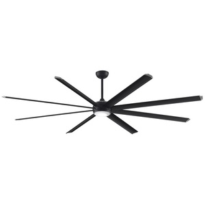 FMAD7998BLW/FB799896BLW Stellar 96 Oversize Fan (60'' and Larger) Ceiling Fan - Black/Black / Silver Tip FMAD7998BLW/FB799896BLW Stellar 96 Oversize Fan (60'' and Larger) Ceiling Fan - Black/Black / Silver Tip
