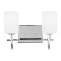 Bathroom Lighting (2 Bulbs) 13-7/8" Width