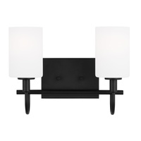 Bathroom Lighting (2 Bulbs) 13-7/8" Width