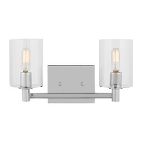 Bathroom Lighting (2 Bulbs) 14-1/4" Width