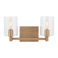 Bathroom Lighting (2 Bulbs) 14-1/4" Width