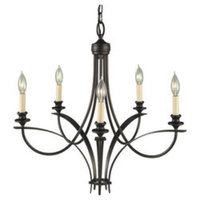 Mid Sized Chandelier 25-1/2" Width Mid Sized Chandelier 25-1/2" Width