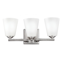 Bathroom Lighting (3 bulbs) 18" Width Bathroom Lighting (3 bulbs) 18" Width