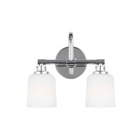 Bathroom Lighting (2 Bulbs) 14" Width Bathroom Lighting (2 Bulbs) 14" Width