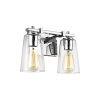 Bathroom Lighting (2 Bulbs) 12-1/2" Width Bathroom Lighting (2 Bulbs) 12-1/2" Width