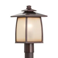 Minka Lavery Marlboro 40-Watt 21-in Oil Rubbed Bronze with Gold Highlights Transitional Post Light Minka Lavery Marlboro 40-Watt 21-in Oil Rubbed Bronze with Gold Highlights Transitional Post Light