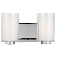 Bathroom Lighting (2 Bulbs) 13-1/2" Width Bathroom Lighting (2 Bulbs) 13-1/2" Width