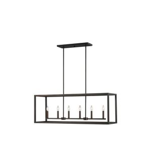 GL6634506710 Moffet Street Linear Pendant Pendant Light - Burnt Sienna GL6634506710 Moffet Street Linear Pendant Pendant Light - Burnt Sienna