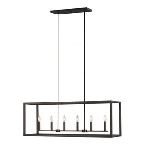 GL6634506EN710 Moffet Street Linear Pendant Pendant Light - Burnt Sienna GL6634506EN710 Moffet Street Linear Pendant Pendant Light - Burnt Sienna