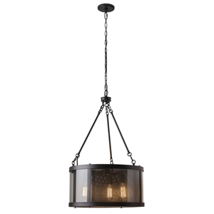 MF29293ORB Bluffton Drum Pendant Pendant Light - Oil Rubbed Bronze MF29293ORB Bluffton Drum Pendant Pendant Light - Oil Rubbed Bronze