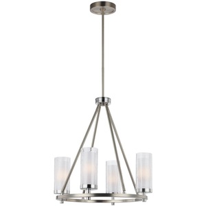 GLF29844SNCH Jonah Mini Chandelier - Satin Nickel / Chrome GLF29844SNCH Jonah Mini Chandelier - Satin Nickel / Chrome