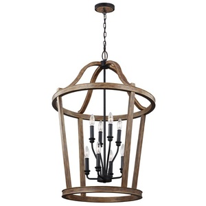 GLF30408WOW Lorenz Entrance / Foyer Pendant Light - Weathered Oak Wood GLF30408WOW Lorenz Entrance / Foyer Pendant Light - Weathered Oak Wood