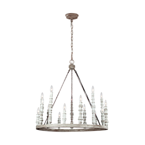 GLF314215DFBDWH Norridge Mid Sized Chandelier Chandelier - Distressed Fence Board / Distressed White GLF314215DFBDWH Norridge Mid Sized Chandelier Chandelier - Distressed Fence Board / Distressed White