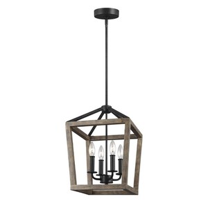 GLF31904WOWAF Gannet Entrance / Foyer Pendant Light - Weathered Oak Wood GLF31904WOWAF Gannet Entrance / Foyer Pendant Light - Weathered Oak Wood