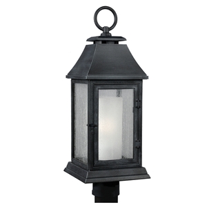 GLOL10608DWZ Shepherd Post Light Post Lights - Dark Weathered Zinc GLOL10608DWZ Shepherd Post Light Post Lights - Dark Weathered Zinc