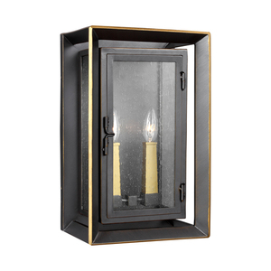GLOL13802ANBZPBB Urbandale Entrance Outdoor Wall Light - Antique Bronze / Painted Burnished Brass GLOL13802ANBZPBB Urbandale Entrance Outdoor Wall Light - Antique Bronze / Painted Burnished Brass