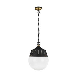 GLTP1092MBKBBS Arlett Down Light Pendant Light - Midnight Black / Burnished Brass GLTP1092MBKBBS Arlett Down Light Pendant Light - Midnight Black / Burnished Brass