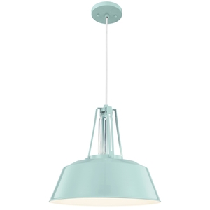 MP1304SHBL Freemont Down Light Pendant Light - Hi Gloss Blue MP1304SHBL Freemont Down Light Pendant Light - Hi Gloss Blue