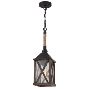 GLP1326DWOORB Lumiere Mini-Pendant Pendant Light - Dark Weathered Oak / Oil Rubbed Bronze GLP1326DWOORB Lumiere Mini-Pendant Pendant Light - Dark Weathered Oak / Oil Rubbed Bronze