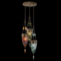 Multi Light Pendant 17" Width Multi Light Pendant 17" Width