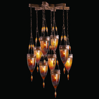 Multi Light Pendant 35" Width Multi Light Pendant 35" Width