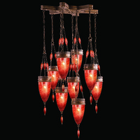 Multi Light Pendant 35" Width Multi Light Pendant 35" Width