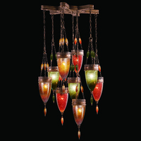 Multi Light Pendant 35" Width Multi Light Pendant 35" Width