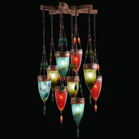 Multi Light Pendant 35" Width Multi Light Pendant 35" Width