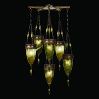 Multi Light Pendant 32" Width Multi Light Pendant 32" Width