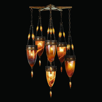 Multi Light Pendant 32" Width Multi Light Pendant 32" Width