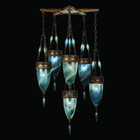 Multi Light Pendant 32" Width Multi Light Pendant 32" Width
