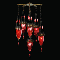 Multi Light Pendant 32" Width Multi Light Pendant 32" Width