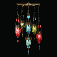 Multi Light Pendant 32" Width Multi Light Pendant 32" Width