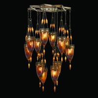 Multi Light Pendant 41" Width Multi Light Pendant 41" Width