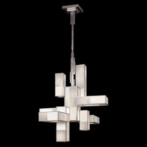 F7320402GU Perspectives Large Foyer Chandelier Chandelier - Silver Leaf F7320402GU Perspectives Large Foyer Chandelier Chandelier - Silver Leaf
