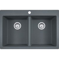 Double Bowl Kitchen Sink 33 x 22 Double Bowl Kitchen Sink 33 x 22