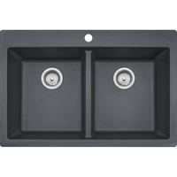 Double Bowl Kitchen Sink 33 x 22 Double Bowl Kitchen Sink 33 x 22