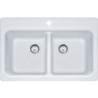 Double Bowl Kitchen Sink 33 x 22 Double Bowl Kitchen Sink 33 x 22